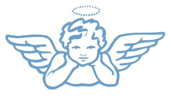 Изображение ангела на логотип