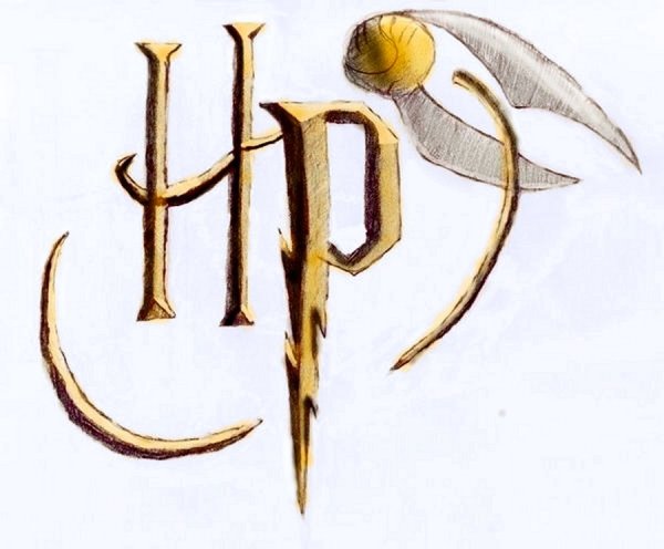 Буквы HP В стиле Гарри Поттера