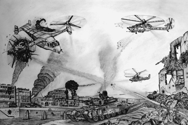 3 Мировая война рисунок
