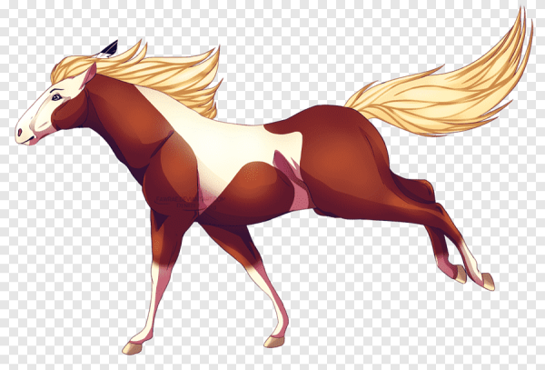 Лошадь из мультика