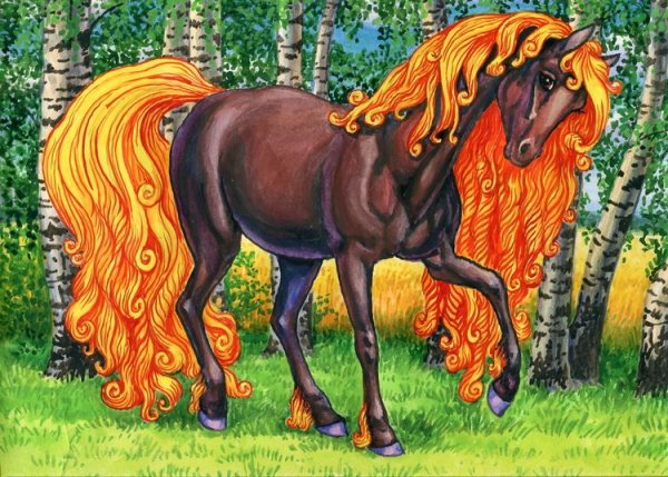 Сказочный конь Сивка бурка
