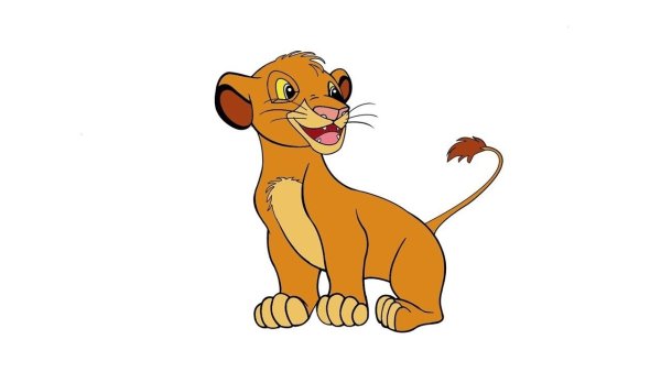 Рисунки львенок из король лев