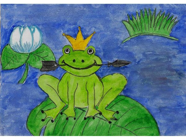 Рисование героев сказки Царевна лягушка