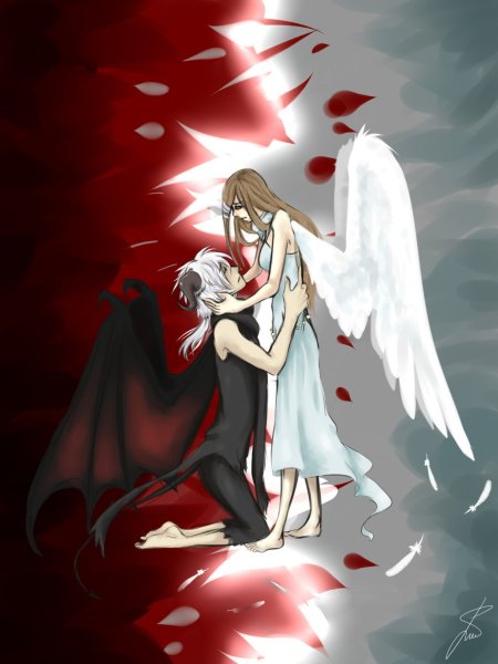 Ангел Энджел и демон