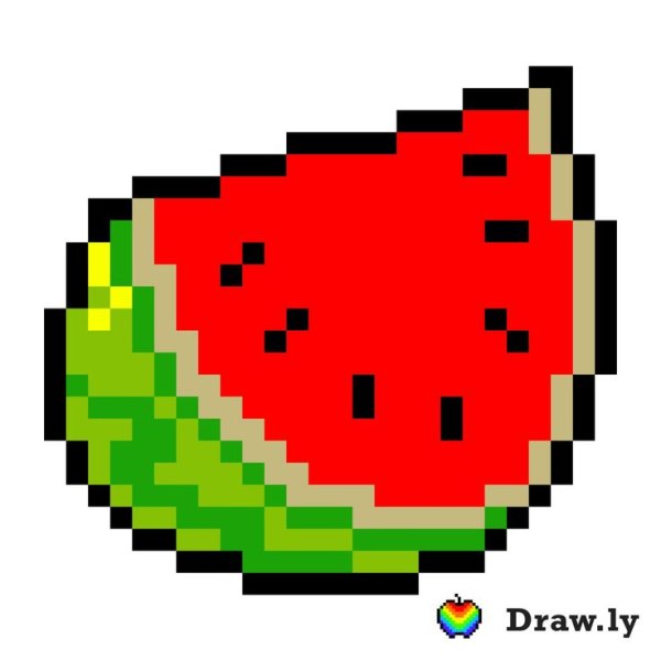 Арбуз Pixel Art