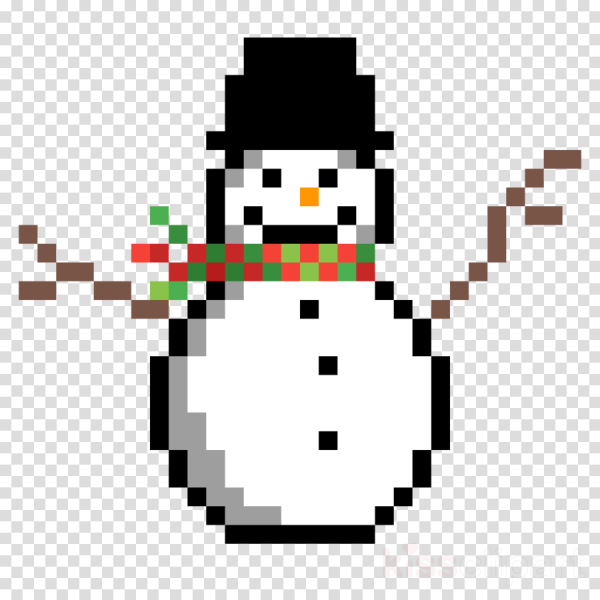 Пиксельные Снеговики