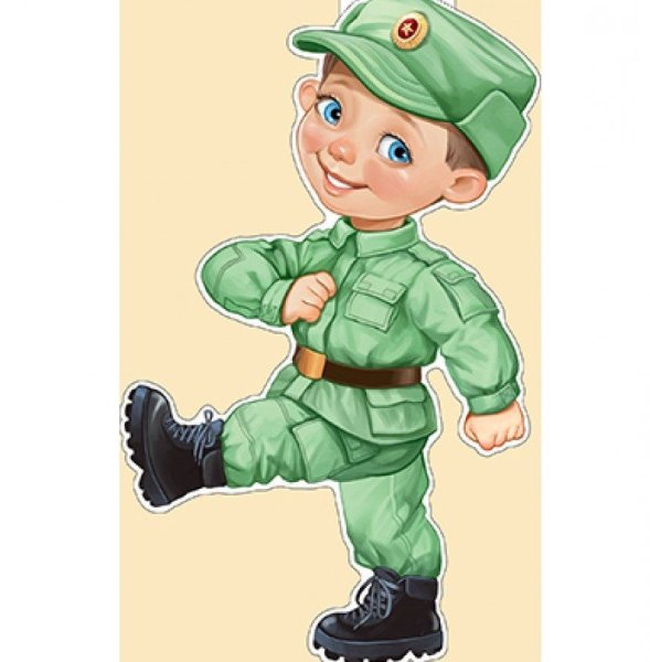 Мальчик в военной форме рисунок