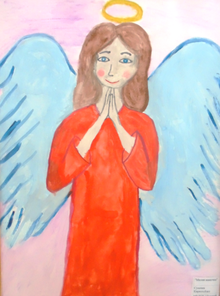 Мамочка мой ангел конкурс рисунков
