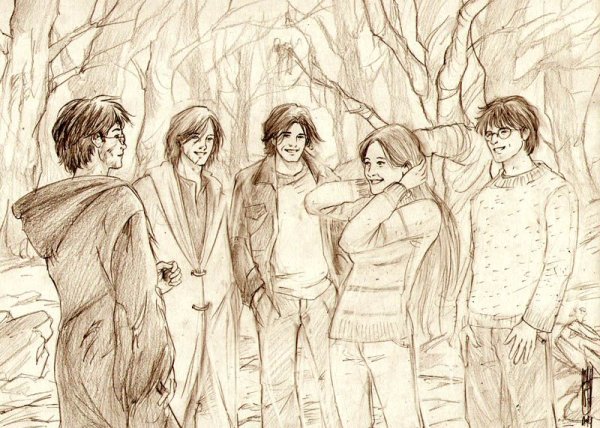 Рисунки мародеров Гарри Поттер