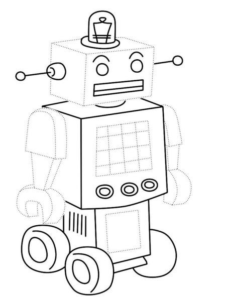Робот рисунок для детей