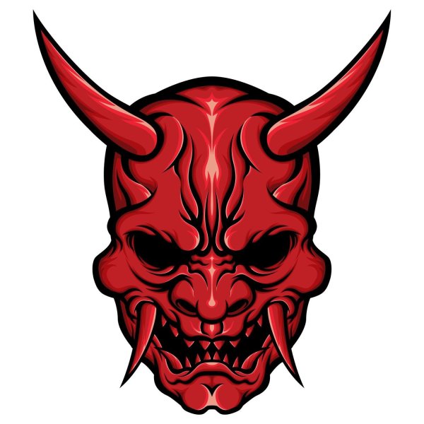 Японский демон Ханья лого