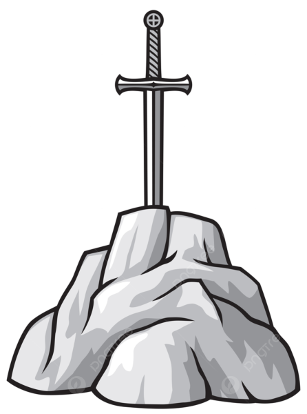 Король Артур и меч Экскалибур в Камне