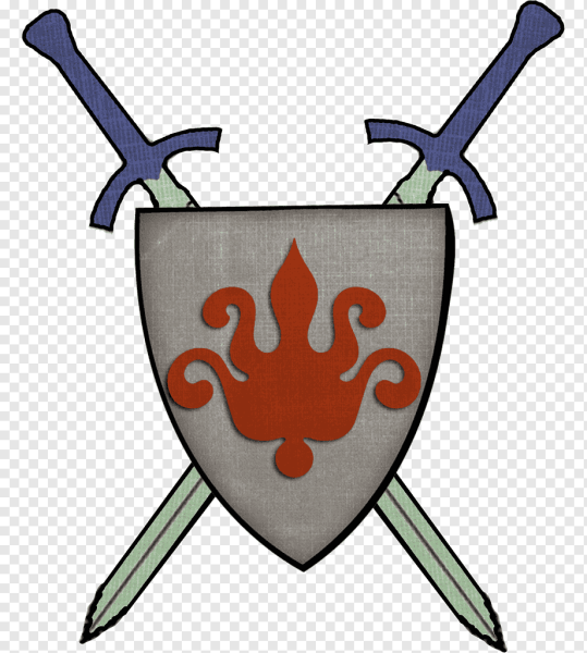 Гербы на щитах рыцарей средневековья