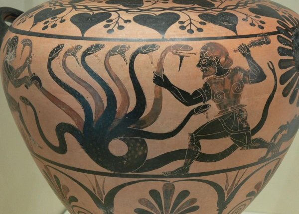 Древнегреческая вазопись подвиги Геракла