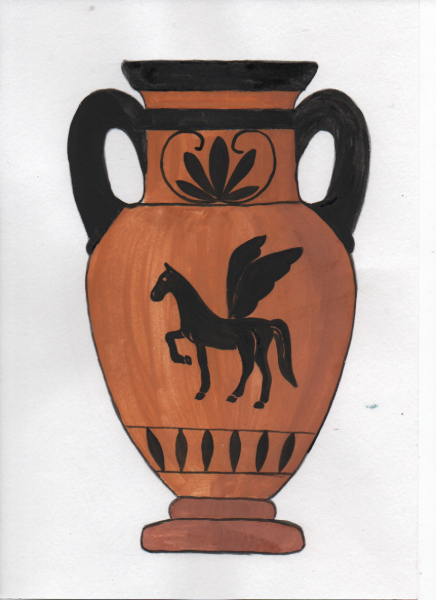 Греческая вазопись Амфора