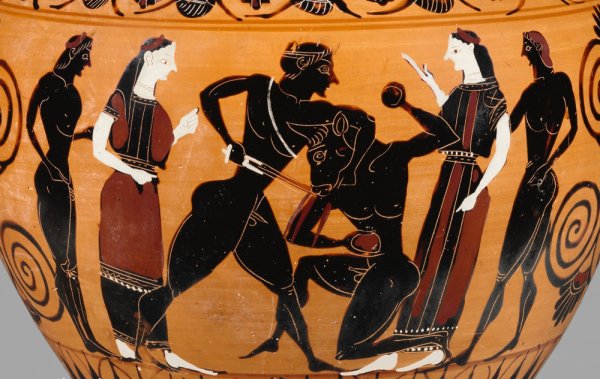 Пасифая Греческая вазопись