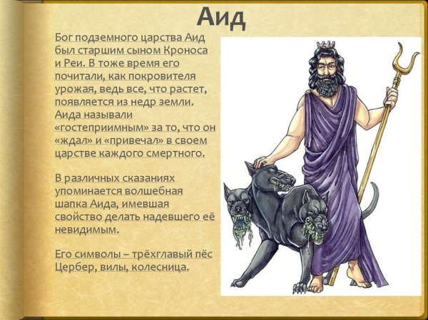 Аид мифы древней Греции