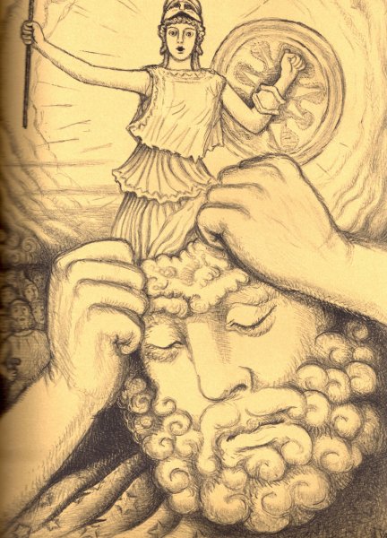 Рисунки миф о рождении зевса