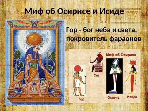 Миф об Осирисе и Исиде 5 класс