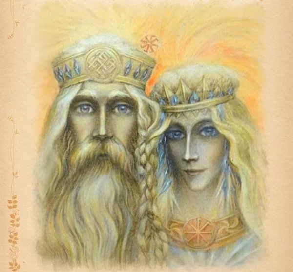 Славянские боги Лада и Сварог