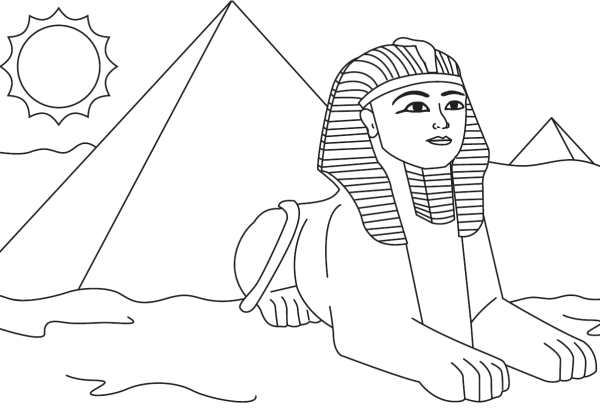 Египетский сфинкс древний Египет