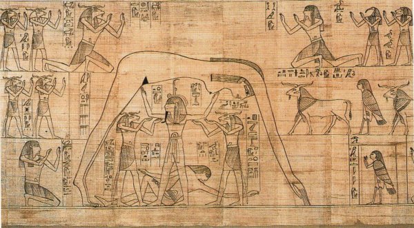 Богиня нут Египет Папирус