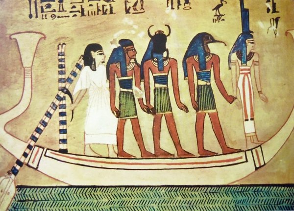 Египетские боги фрески древнего царства