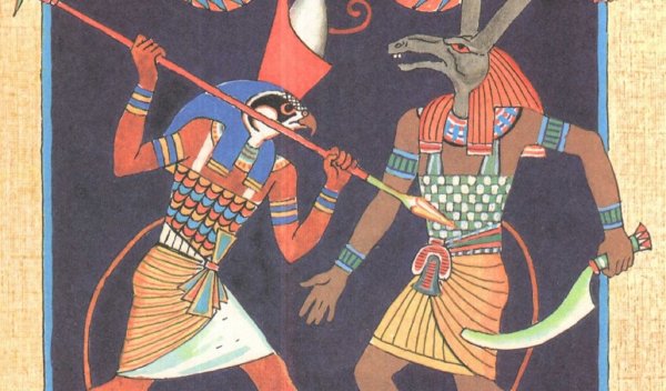 Осирис древний Египет фреска