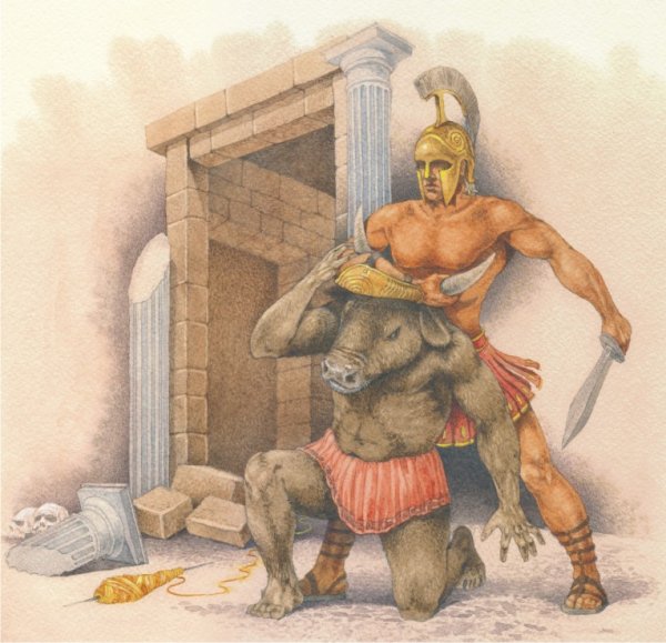 Минотавр мифы древней Греции