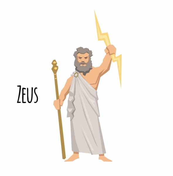 Картинка Зевса Бога древней Греции
