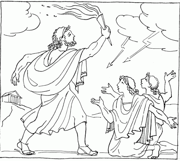 Рисунки мифы греций