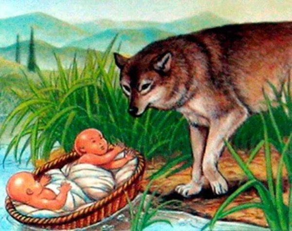 Легенда о волчице вскормившей Ромула и Рема