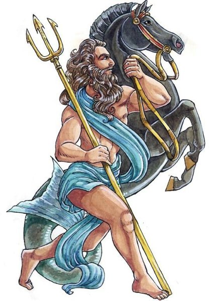 Посейдон Бог древней Греции