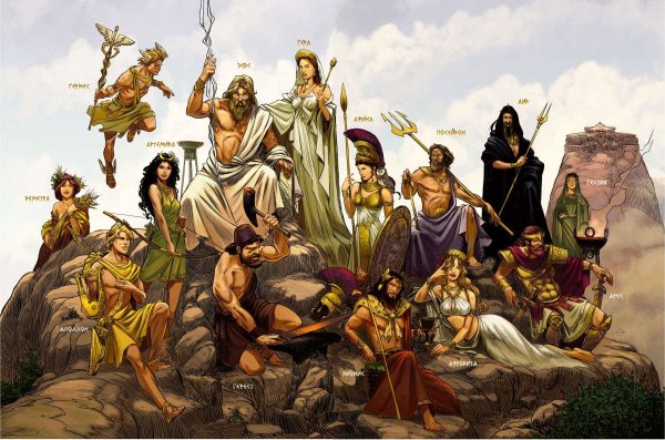 Греческая мифология боги Олимпа