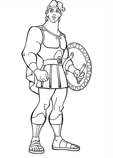 Рисунок герои древней Греции Геркулес