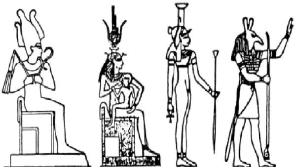 Осирис и Исида боги древнего Египта