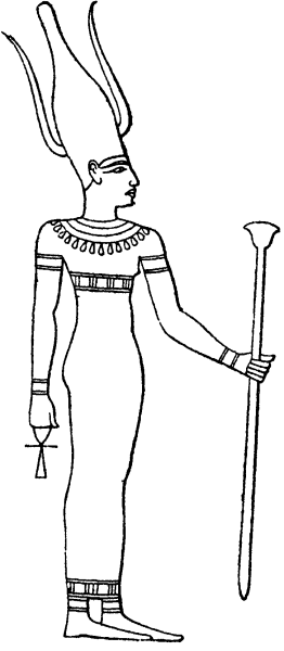Египетский Бог Осирис раскраска