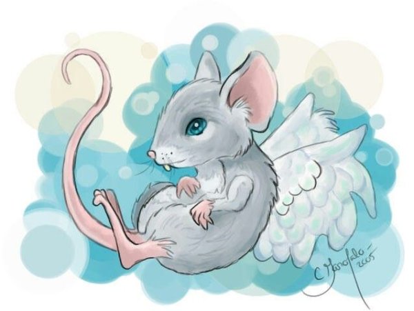 Рисунки мышка фея
