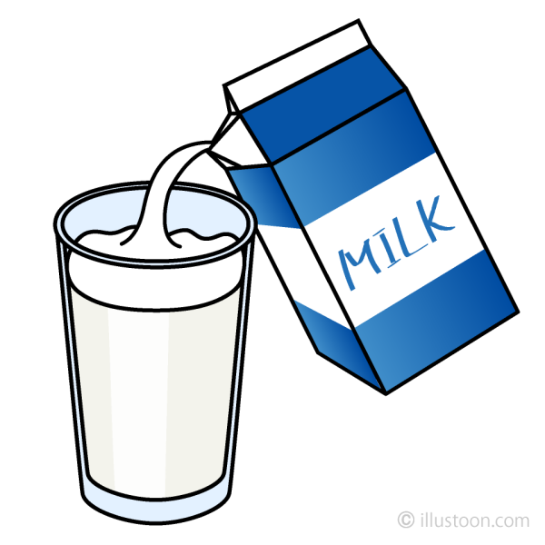 Молоко мультяшный