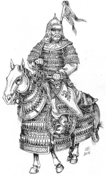 Татаро-монгольский воин