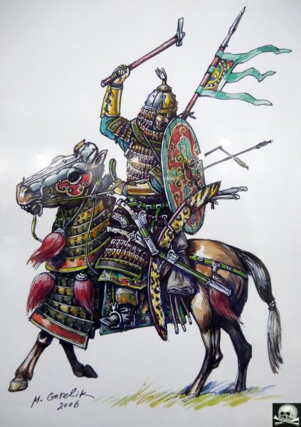 Монгольский воин Тамерлан
