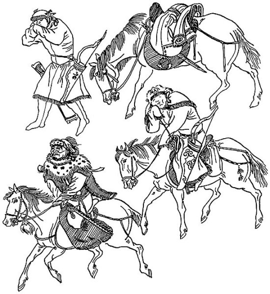 Татаро-монгольское иго рисунок