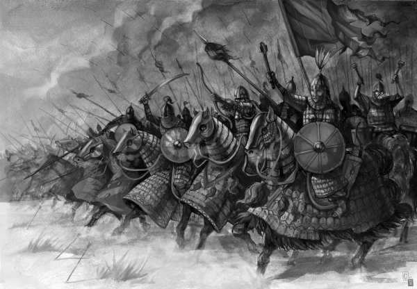 Монголы армия Чингисхана арт