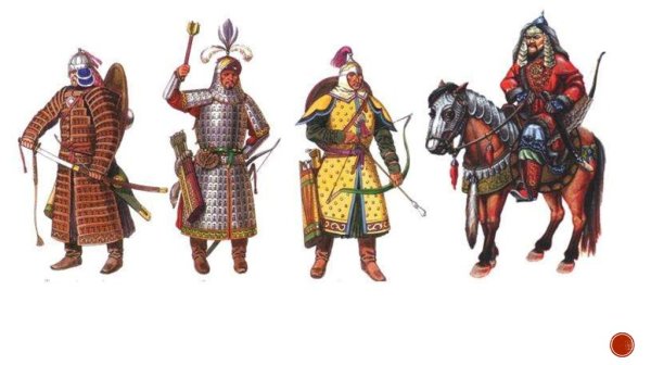 Татаро-монгольский воин 13 века