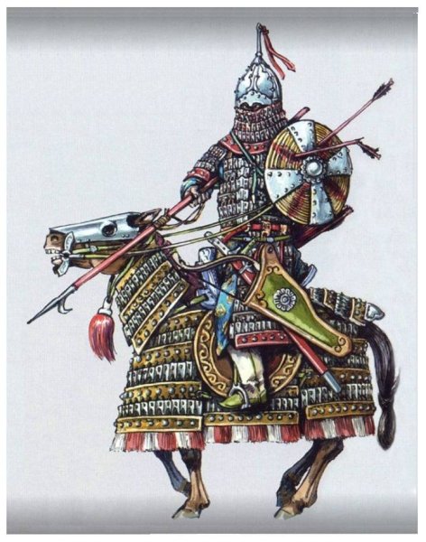 Татаро-монгольские воины Горелик