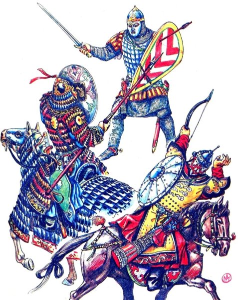 Грелик монгольский воин