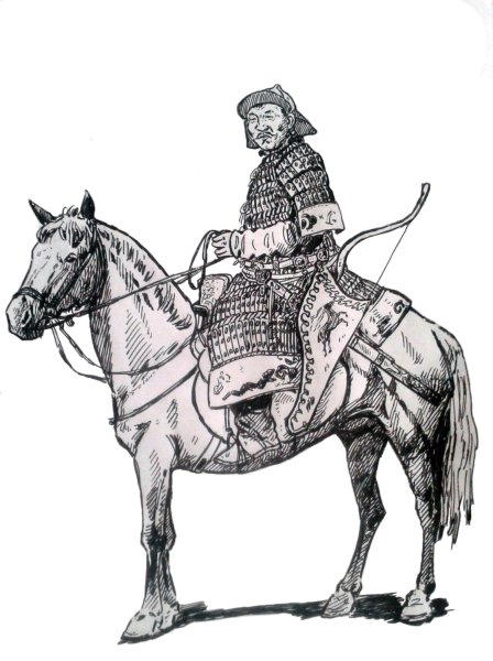 Монгольская конница 13 века