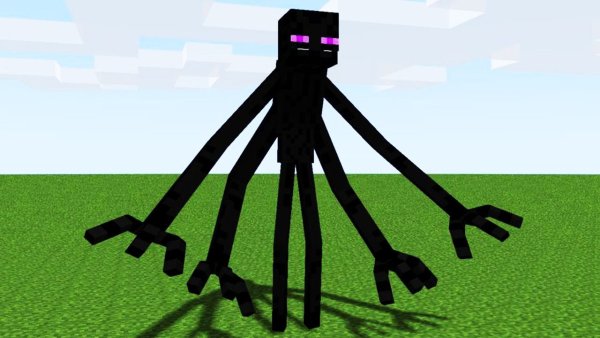 Minecraft Mutant creatures ЭНДЕРМЕН МУТАНТ