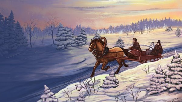 Александр Пушкин зимняя дорога иллюстрации