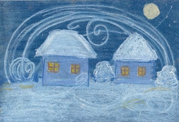 Иллюстрация к стиху зимний вечер